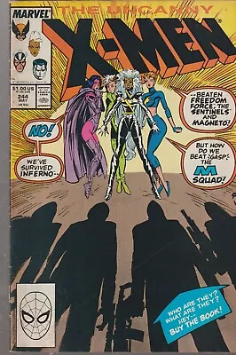 Buy Marvel Comics Uncanny X-men #244 (1989) 1st Jubilee 1st Print F • 18.95£