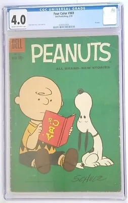Buy 1959 Four Color 969 Peanuts CGC 4.0 Dale Hale Dell Publishing • 397.60£