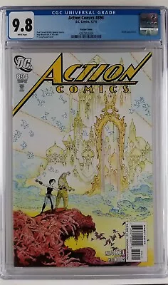 Buy Action Comics #894 Cgc 9.8 White Pages Variant Death Cover 2010 • 119.14£