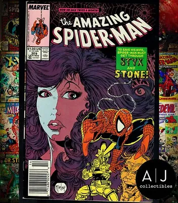 Buy Amazing Spider-Man #309 FN/VF 7.0 App Of Styx And Stone McFarlane Marvel 1988 • 5.15£