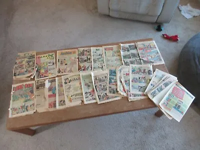 Buy Huge Lot 70+ Loose 1940's 1950's Golden Age Comic Pages Wonder Woman And More!! • 63.19£