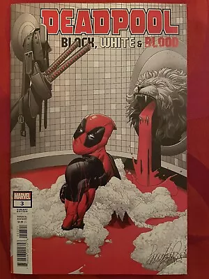 Buy Deadpool Black White Blood #3 Cover B. High Grade NM. Marvel Comics • 3.96£