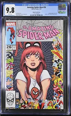 Buy Amazing Spider-Man #26 CGC 9.8 Graded Arthur Adams Variant Edition Marvel 2023 • 98.83£