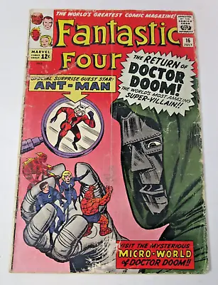Buy Fantastic Four 16 1963 GD 3rd Wasp 4th Dr Doom 1st Ant-Man Not Tales To Astonish • 142.48£