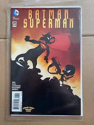 Buy DC Comics Batman Superman No. 26 Looney Tunes Variant Cover • 9£