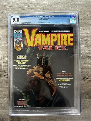 Buy Vampire Tales #5 Cgc 9.0  1974 Marvel Comic  -morbius- Cheapest On Ebay • 55£