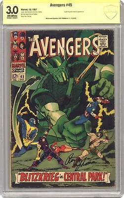 Buy Avengers #45 CBCS 3.0 SS Roy Thomas 1967 23-0AE1106-021 • 102.93£