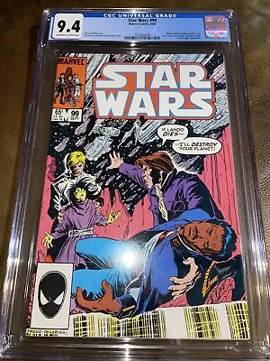 Buy Star Wars #99 ~ CGC 9.4 ~ Han Solo And Lando Cover ~ Marvel (1985) Direct Ed • 55.33£