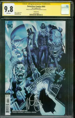 Buy Batman Detective Comics 995 CGC 2XSS 9.8 Baron Brooks Variant 3/19 • 119.92£