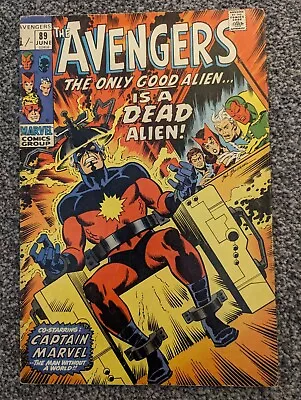 Buy Avengers 89. Marvel 1971. Captain Marvel, Annihilus • 24.98£