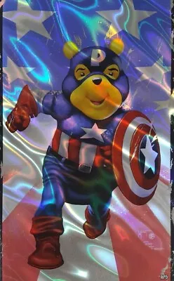Buy All Out Pooh Marat Captain America #154 Homage Distressed Foil Cover LTD AP5 • 59.96£