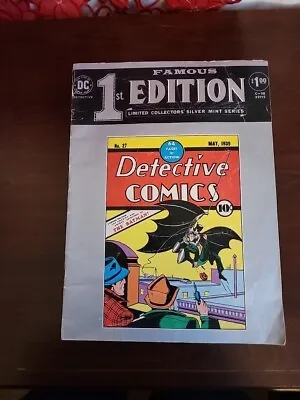 Buy DETECTIVE COMICS #27 VF+ LG FORMAT 13-5/8” X 10” FAMOUS FIRST ED REP 1939-1975 • 177.47£