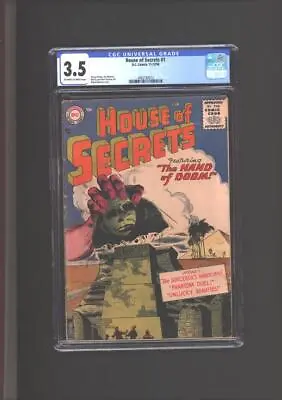 Buy House Of Secrets #1 CGC 3.5 First Issue Sphinx Cover 1956 • 473.05£