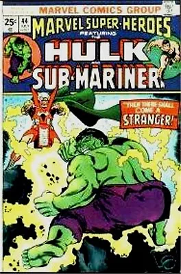 Buy Marvel Super-heroes 44 Hulk Sub-mariner Tales To Astonish Reprints • 3.20£