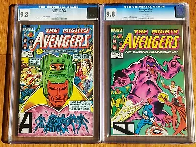 Buy Avengers #243 #244 1st West Coast Avengers Marvel 1984 CGC 9.8 White • 240.74£