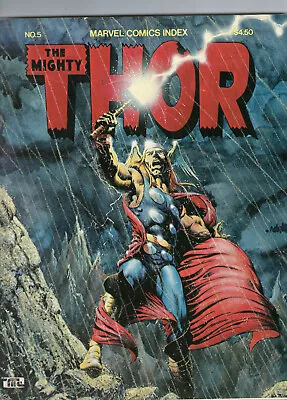 Buy Marvel Comics Index # 5 - Thor / Journey Into Mystery ( Rare - Nd 1977 ) • 21.95£