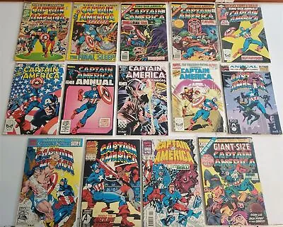 Buy Captain America Annual #1-2-3-4-5-6-7-8-9-10-11-12-13 Giant-size #1 Full Run • 305.87£