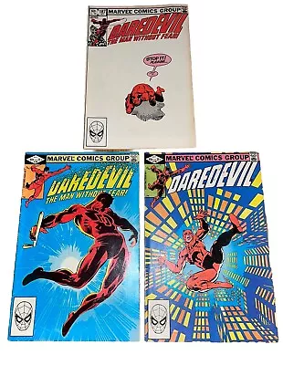 Buy Daredevil 185 & 186 & 187 The Punisher Frank Miller Marvel Comic 1982 FREEPOST • 15£