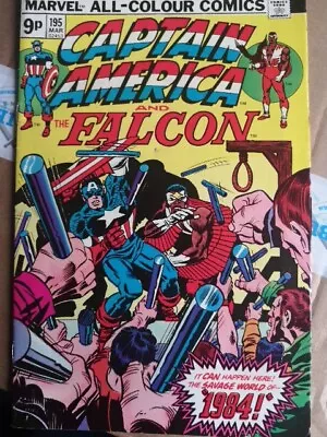 Buy Captain America 195 Jack Kirby Art Mvs Intact Marvel Comics Superhero  • 4£