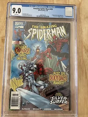 Buy Amazing Spider-Man  #430 1st Cosmic Carnage CGC 9.0 Newsstand • 70.95£
