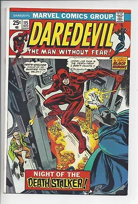 Buy Daredevil #115 VF (8.0) 1974 - Featuring The Hulk 181 Ad With Wolverine • 118.59£