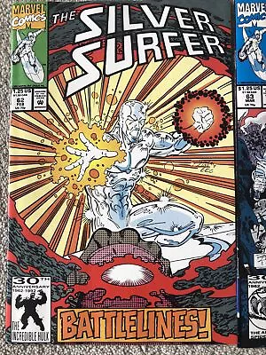 Buy The Silver Surfer 2nd Series 62 & 63. Marvel Comics • 6£