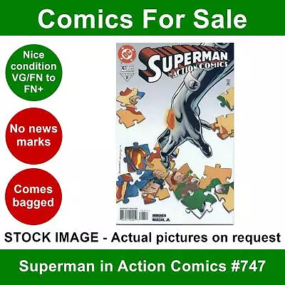 Buy DC Superman In Action Comics #747 Comic - VG/FN+ 01 August 1998 • 3.99£