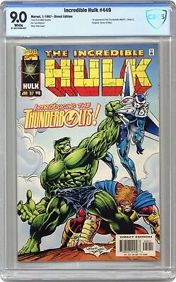 Buy Incredible Hulk #449 CBCS 9.0 1997 21-2215763-027 1st App. Thunderbolts • 75.15£