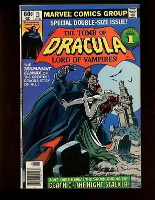 Buy (1979) Tomb Of Dracula #70 - LAST ISSUE IN SERIES! NEWSSTAND COPY! (8.5/9.0) • 36.11£