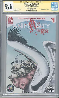 Buy Animosity The Rise #1 CGC 9.6 SS Mike Rooth W/ Sketch Hiphopf CBSI NM+ • 71.69£