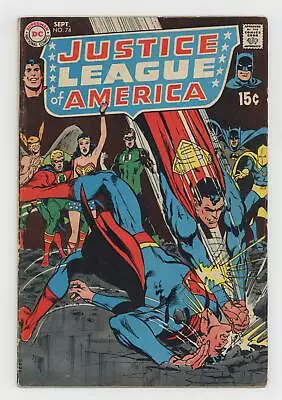 Buy Justice League Of America #74 VG- 3.5 1969 • 17.68£