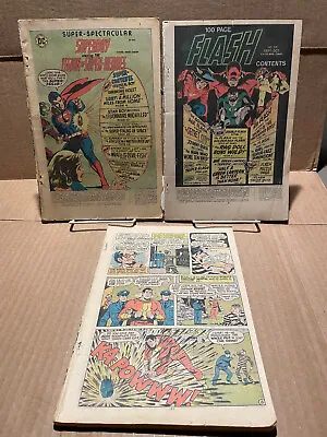 Buy Dc Comics 100 Page Lot Flash #229 Superboy Legion Of Superheroes #202 Shazam #16 • 11.87£