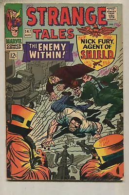Buy Strange Tales: #147 VG Nick Fury Agent Of S.H.I.E.L.D. Marvel Comics  D1 • 7.92£