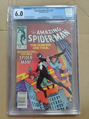 Buy The Amazing Spider-Man #252 CGC 6.0 Off White To White Newsstand  • 117.95£