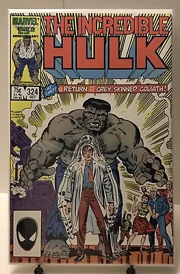 Buy Incredible Hulk #324 Marvel Comics 1986 Grey Hulk • 14.22£