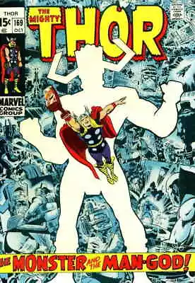 Buy Thor #169 VG; Marvel | Low Grade - Galactus October 1969 Jack Kirby - We Combine • 77.55£