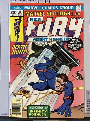 Buy Marvel Spotlight #31 Origin Of Nick Fury, 1st Mention To Infinity Formula (1976) • 4.74£