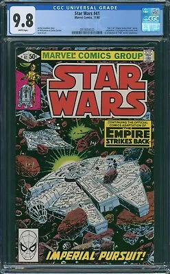 Buy Star Wars #41 (1980) CGC 9.8 White Pages - 1st App: Yoda And The Planet Dagobah • 201.43£