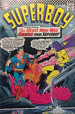 Buy DC Superboy Sept 1966 No. 132 The Hero Who Was Braver Than Superboy! Supremo • 8.04£