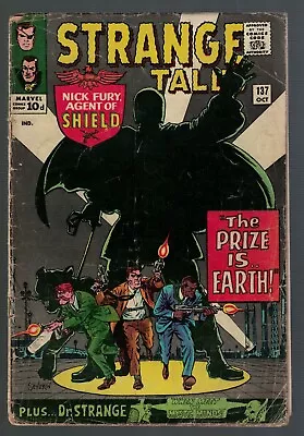 Buy Marvel Comics Strange Tales 137 VG- 3.5 1965 Fantastic Four Dr Strange • 15.99£