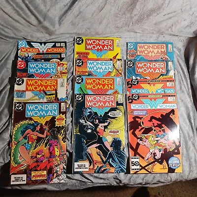 Buy WONDER WOMAN COPPER AGE Lot Of 12 (Twelve) DC COMICS 1984 1985 • 22.13£