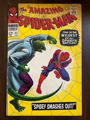 Buy Amazing Spider-man  #45 Vg+ Marvel Comics 1967 Asm • 71.12£