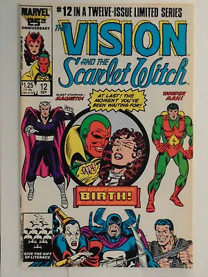 Buy Vision And The Scarlet Witch Volume 2 #12, VF+ 8.5, Birth Of Billy And Tommy • 19.71£