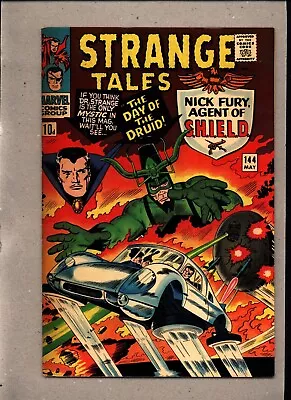 Buy Strange Tales #144_may 1966_vf_doctor Strange_nick Fury, Agent Of Shield_uk! • 1.24£
