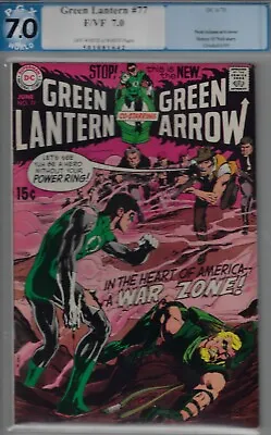 Buy Green Lantern #77- Pgx 7.0  Highgrade Neal Adams  Dc Comic 1970 Prophetic Stry • 227.84£