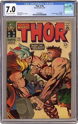 Buy Thor #126 CGC 7.0 1966 1618498021 • 415.75£
