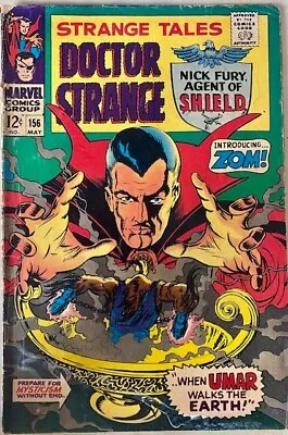 Buy Strange Tales #156 (1967) Doctor Strange Nick Fury Agent Of Shield! • 15£