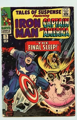 Buy Captain America & Iron Man 1966 Vg Tales Of Suspense #74 Marvel Comic Book • 31.86£