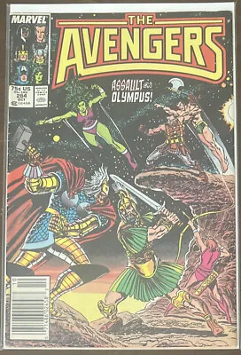 Buy Avengers #284 VF 8.0 NEWSSTAND EDITION MARVEL COMICS 1987 ASSAULT ON OLYMPUS • 1.57£