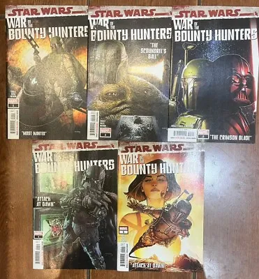Buy Marvel Comics Star Wars War Of The Bounty Hunters #1 - 5 2021 Full Complete Set • 19.99£